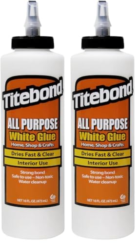 Titebond 5034 16 Oz. All Purpose White Glue (Pack of 2)