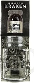 Rum Gift - Release the Kraken Black Spiced Rum Gift Set for Him Her Christmas Stocking Fillers Valentine Fathers Day Gift