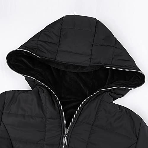 Women Jackets, Dressy Jackets For Women Plus Size Lightweight Long Hoodie Zipper Slim Fit Parka Jacket Women Faux Leather Blazer Womens Jackets Lightweight Casual Black #TOP4