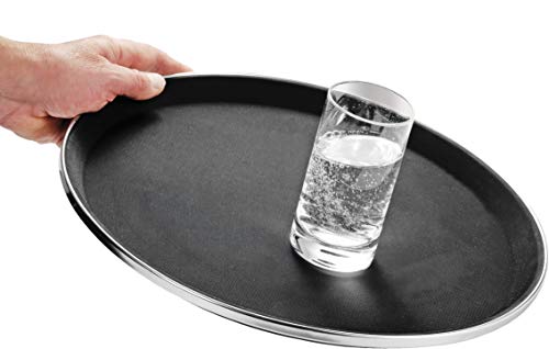 Esmeyer 307-010 Antideslizante-Bandeja Tennessee con Base de Fibra de Vidrio, Superficie de Goma con Esfera de Metal