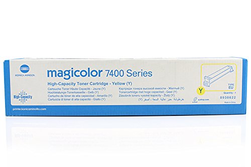 Cartouche Toner Jaune Konica Minolta 8938-622 Magicolor 7450 II GA Laser 12000p