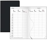  Taschenkalender Praktikus mit Wechselhülle Tizio schwarz 2016