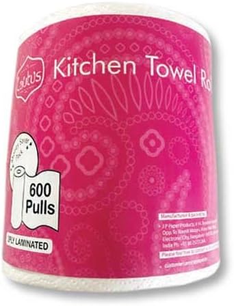 Lautus Kitchen Towel Tissue Paper Roll – 2 Ply – 600 Pulls per Pack