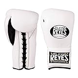 CLETO REYES Traditional Training Gloves with Laces Unisex (16oz., White)