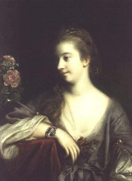 Cuadros y carteles de la Sra. Dominic Angelo por Joshua Reynolds, pintura clásica de 60x90cm