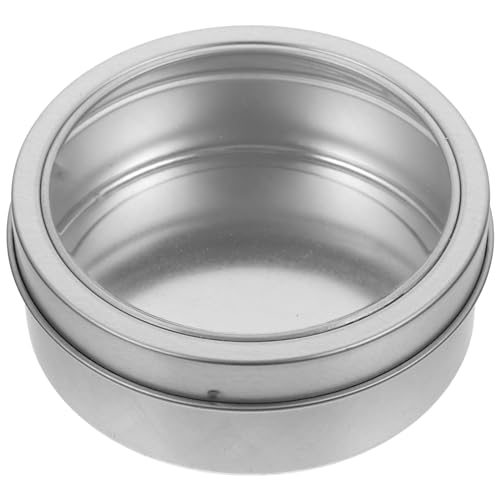 Garneck 3 Ounce Aluminum Cans - Round Spice Box with Magnetic - T...