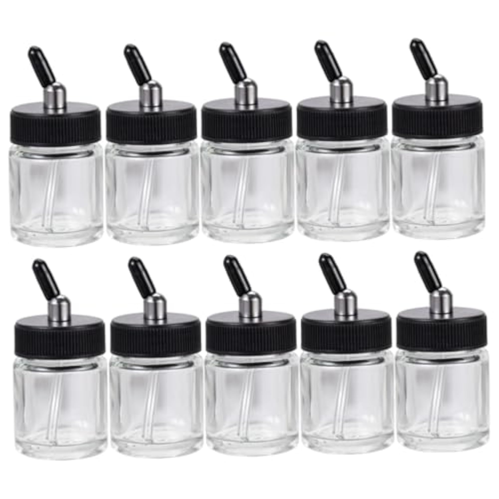 10 Pieces Premium Airbrush Bottles
