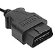 Notfall-12-V-Stromversorgungskabel, Speicherschoner mit Clip, OBD II-Fahrzeug-ECU-Schnittstellenanschluss für Autos, Bewahrt Codes, Einfache Installation