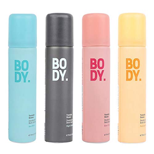 MINISO Body Spray Combo, Long Lasting Deodorant for Unisex,Pack of 4