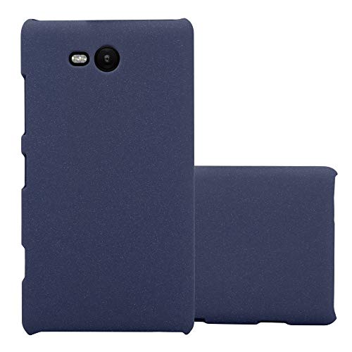 Cadorabo Estuche Compatible con Nokia Lumia 820 en Frosty Azul   Hard Case Funda Protectora con Aspecto Frosted contra rasguños y Golpes