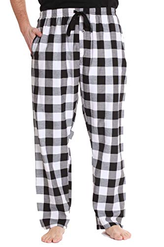 #followme Plaid Men’s Pajama Pants PJ Bottoms for Sleeping and Lounge Wear