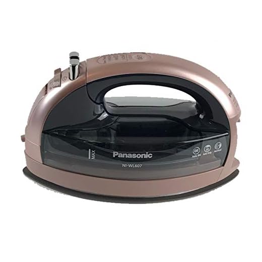 Panasonic 360º Freestyle Advanced Ceramic Cordless Iron, Rose Gold