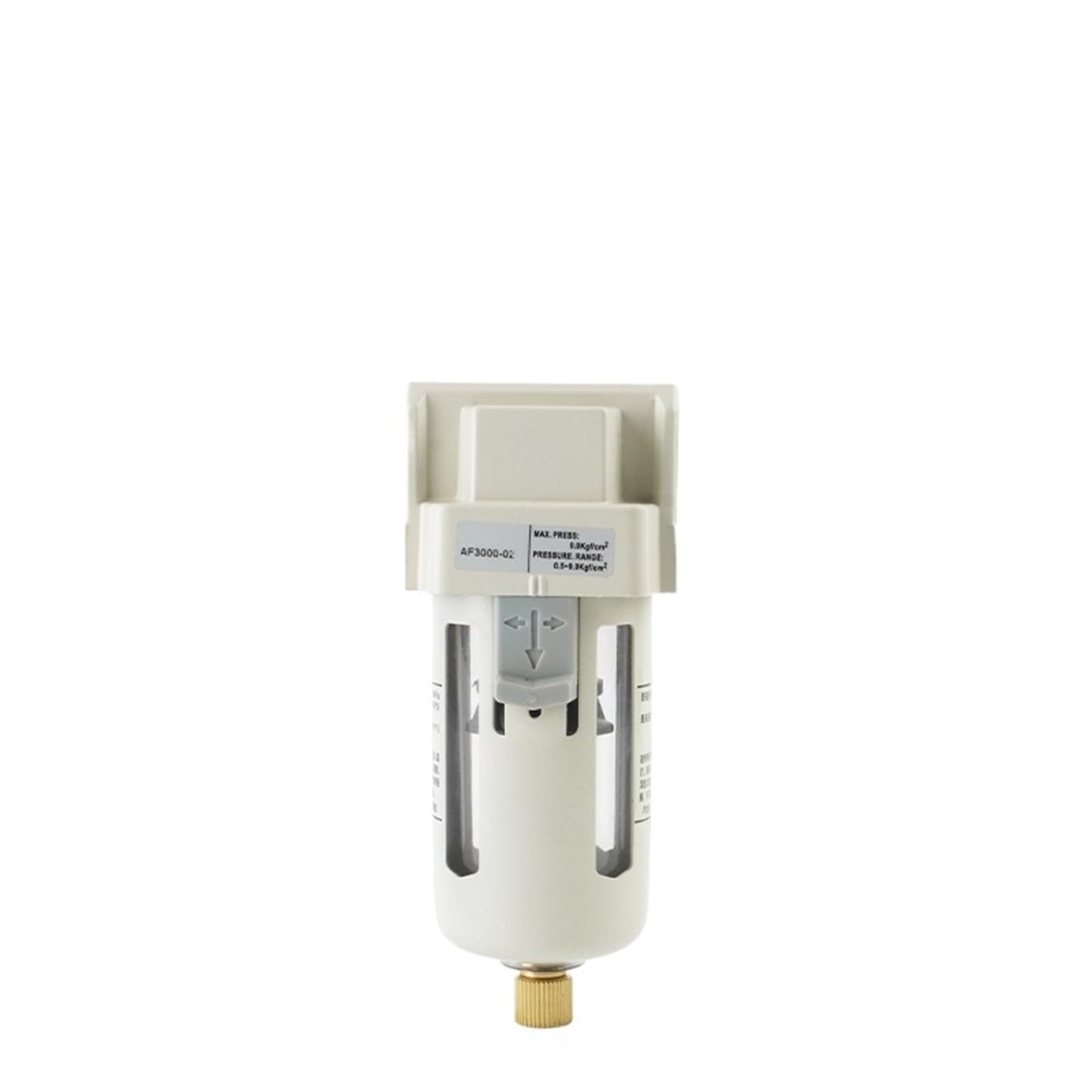 1 unidad AF2000-02 AF3000-03 AF4000-04 AF4000-06 AF5000-06 AF5000-10 Filtros de aire neumáticos Filtro de compresor Separador de aceite de drenaje manual(AF5000-10 H,Fiber Filter)