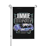 Jimmie Johnson 48 Garden Flag Double-Sided Printing Decorative Yard Banner Holiday Party Outdoor Decoration Home Decor Sign Farmhouse 12.5'x18'