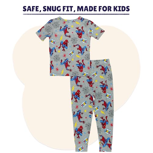 Marvel Spider-Man Toddler Boys Short Sleeve Viscose Pajama Set2