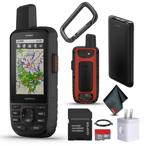 Garmin GPSMAP 67i Rugged Hiking GPS Handheld, Premium inReach Sat...