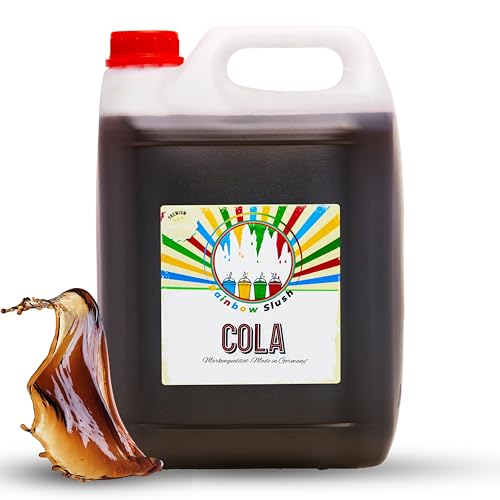 Sirope Rainbow Slush SIN AZO | gusto cola | Concentrado para Slushy Maker máquinas de granizados máquinas de hielo bebidas 1:5