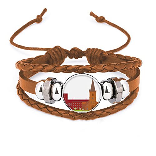 Bracelet en cuir Danish Koling ornement anti-irritation au poignet ajustable