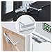 POWAWINI Automatic Door Closer, Adjustable Self Closing, Backcheck, Delayed, ADA Compliant, UL 3 Hour Fire Rated, Grade 1 Extra Heavy Duty, 2 Million Cycles, Residential & Commercial, Sliver Aluminum