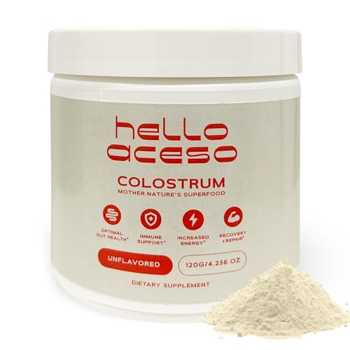 Image of Colostrum Powder (Unflavored) - Immune Support & Energy Boost - Superfood Supplement - Colostrum for Women & Men - Dietary Supplement for Gut Health