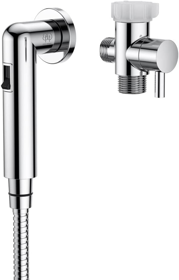 Handheld Bidet Sprayer for Toilet - Bum Gun Bidet Sprayer Kit with Adjustable Pressure, Bathroom Bidet Attachment, Cloth Diaper Sprayer, Feminine Wash, Easy Install