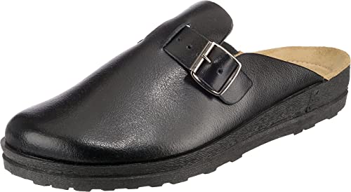 Beck Herren Leo Pantoffeln, Schwarz, 43 EU