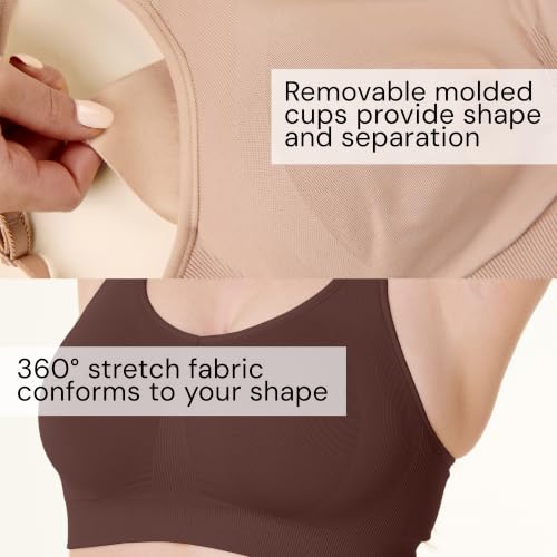 Image of Bravado Designs Everyday Bras for Women, Sculpt Full Coverage, Supportive T-Shirt Bra, Smoothing Seamless Stretch Wirefree