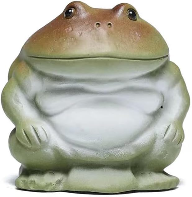 Amazon.co.jp: 萌え かわいい 相撲 カエル 置物 オブジェ 動物