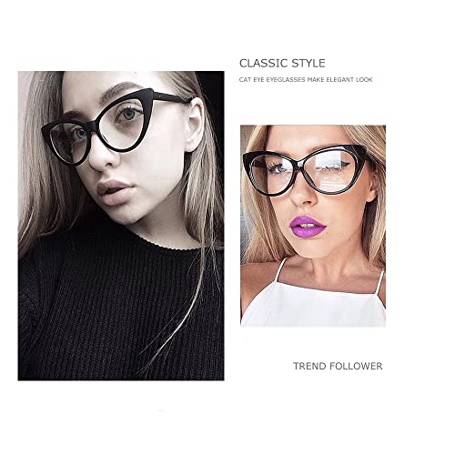 Armear Women Retro Cateye Oval Sunglasses Vintage Triangle Glasses3