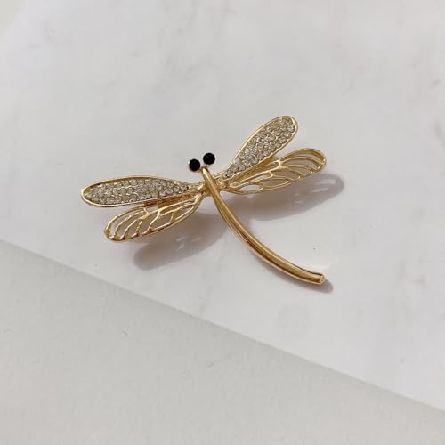 Image of women's animal brooch, rhinestone pearl cubic zirconia high-end temperament animal insect brooch clothing paired with jackets, pins, brooches suitable for women and girls
