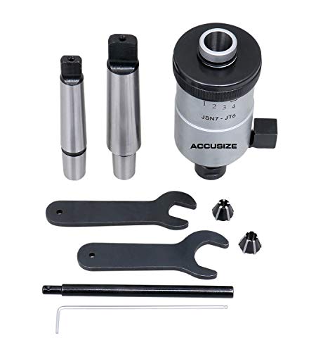 Accusize Industrial Tools 0-1/4'' Self-Reversing Tapping Head, Jt6 Jacobs Taper, 2600-4002 #TOP3