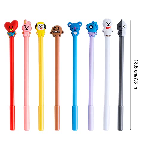 Krizjues set 16 bolígrafos de gel animal negro 0.5 mm miniatura 6