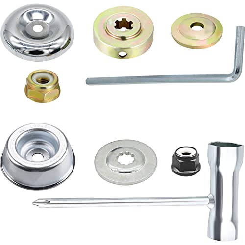 Irmm Gardening Machine Lawnmower Blade Adapter Attachment, Lawnmower Blade Adapter Kit Replacement For String Trimmers Brush Cutter #TOP5