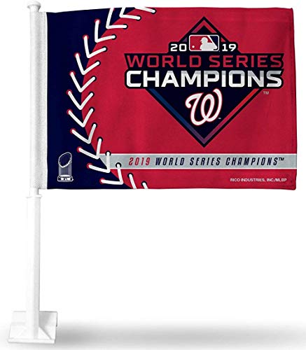 Rico Washington Nationals 2019 World Series Champion Car Flag