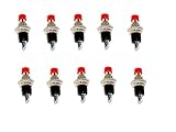 10 PushButton Switches SPST Momentary N.O. (Normally Off)