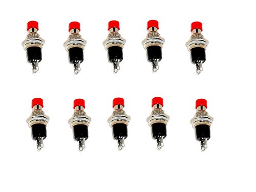 10 Pushbutton Switches Spst Momentary N.o. (Normally Off) #TOP1