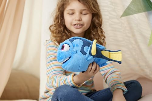 Disney Store Offizielles Dorie Kleines Kuscheltier, Findet Nemo, 32 cm, Plüschfigur mit Gestickten Details, Geeignet ab Geburt
