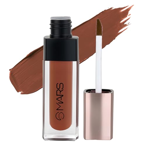 Image of MARS Popstar Non-Drying Liquid Mousse Lipstick for Women with Matte Finish | Lightweight and Non-Sticky Formula | Up to 12 Hour Long Lasting | Transferproof & Waterproof (6.0ml) (02-Rock On)