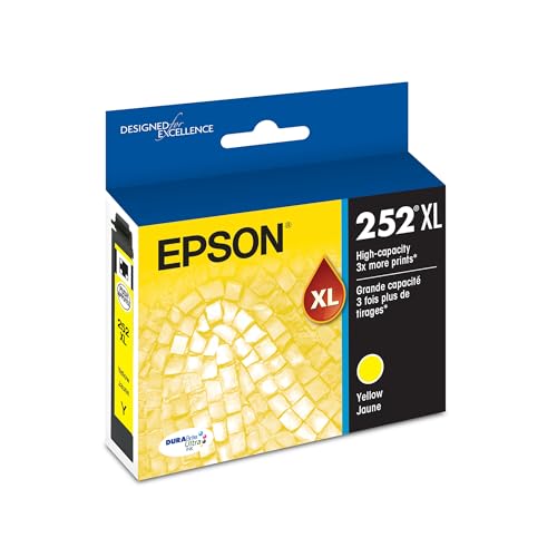 Image of Epson 252XL Genuine High Capacity Yellow Ink Cartridge T252XL420