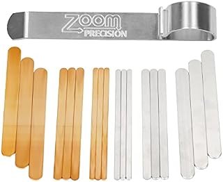 Zoom Precision Bracelet Metal Stamping Kit- Aluminum and Copper Bracelet Blanks w/Bracelet Bending Bar for Jewelry Stamping Kit- Metal Stamping Blanks- 19 Pieces