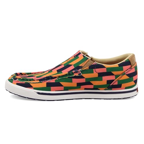 Image of Twisted X Women's Slip-On Kicks, Moc Toe, Midnight Blue Multi, 8.5 M