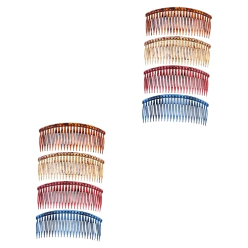 FRCOLOR 8 Peças De Resina De Tendão De Carne Resistente A Quedas Pente De Dentes Pentes De Cabelo Fr