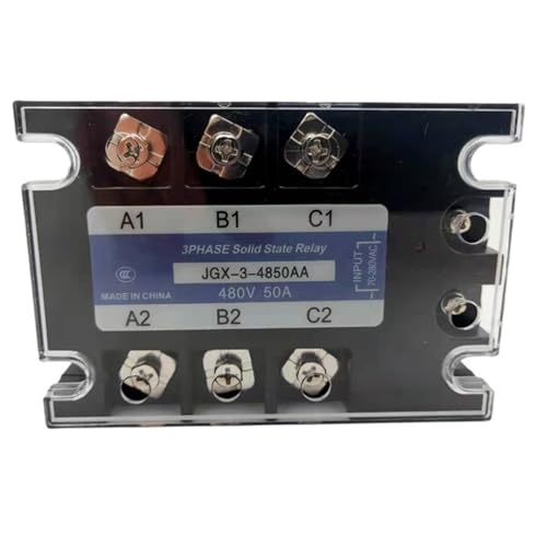 Relais statique triphasé JGX-3-50AA pour régulation de température industrielle 480V