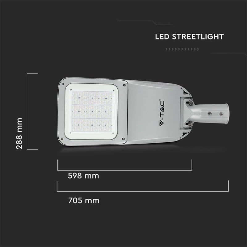 Dimensions of the V-TAC VT-120ST LED Streetlight