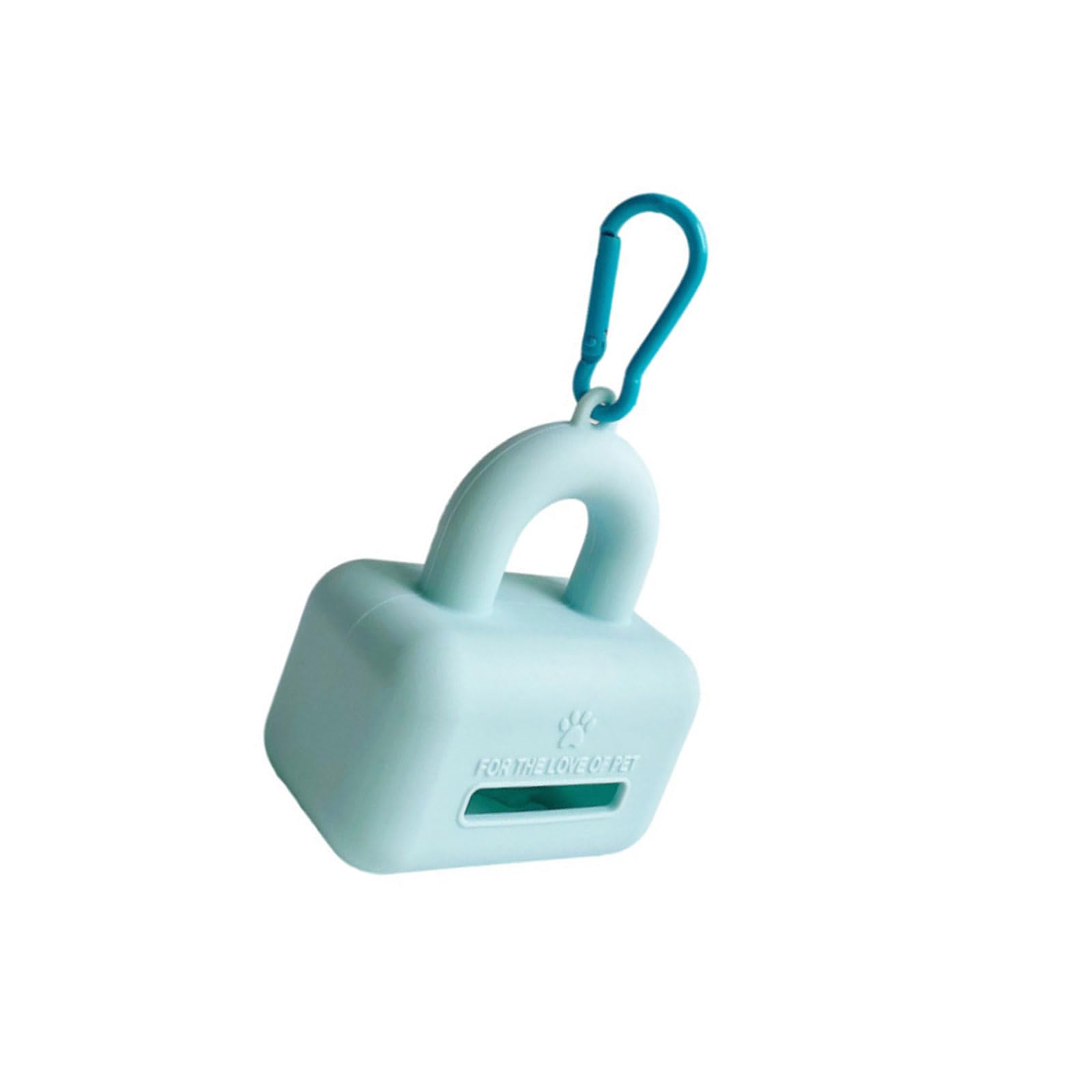 Dog Poop Bag Holder Leash Attachment Easy to Clip Waste Bags Easy to Carry Multiple Use Compact Size Clip on Bag Dispenser