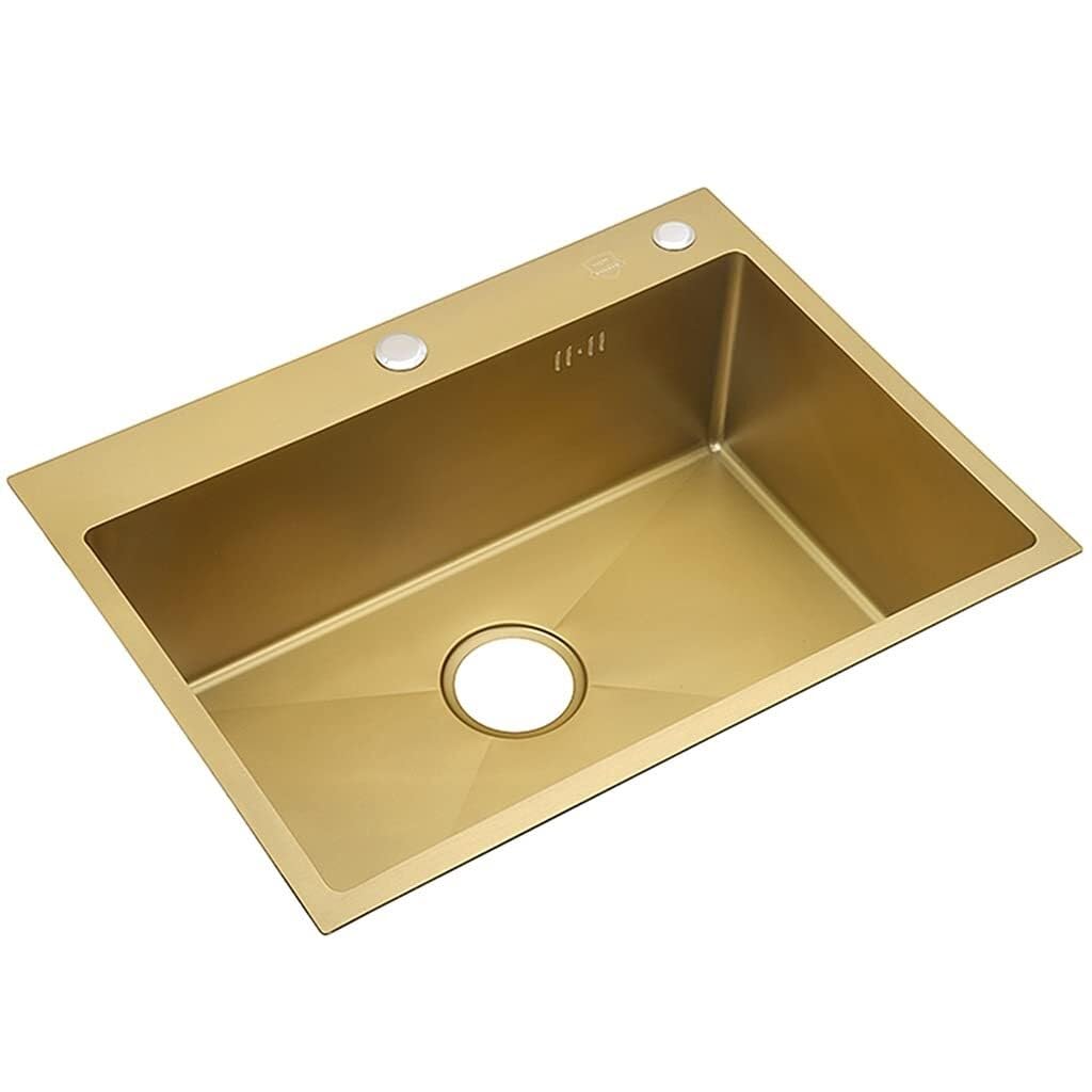 Évier sous plan 75 x 45 cm pour maison avec tuyau de vidange complet
