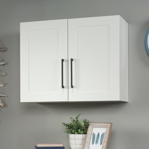 Image of Sauder Homeplus Hanging Cabinet, White Finish