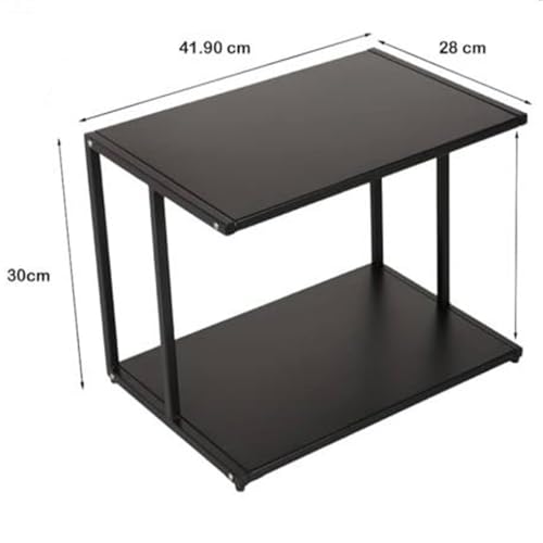 Image of Space-Saving Printer Table with Storage - Durable Multipurpose Stand for Printers, Files, and Office Supplies - Compact & Sturdy Desktop Organizer for Home & Office Workstation Use