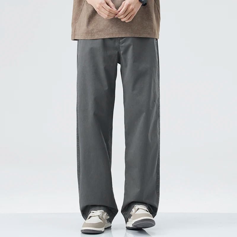 Casual Straight Pants Men's Spring Summer Cargo Pants Baggy Man Harajuku Jogging Trousers Man2