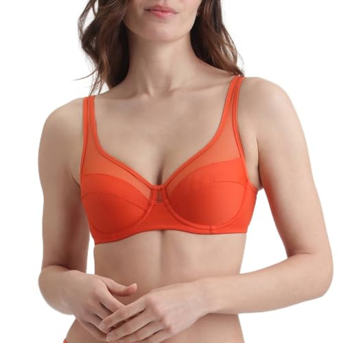 DIM Femme - BH Generous Classic x1 | Perfekter Halt für große Brüste | Dicke Mikrofaser und Stretch | U-förmiger Rücken und breite Träger… – Ansicht 1
